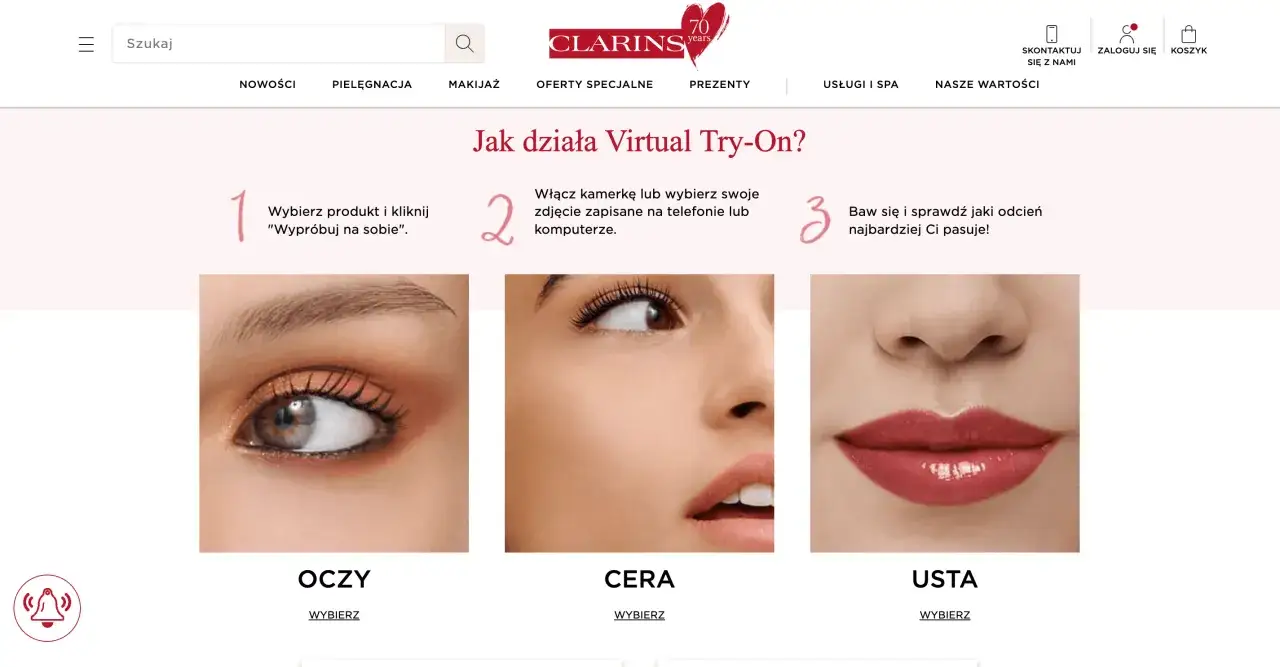 Wirtualna przymierzalnia kosmetyków online jak działa